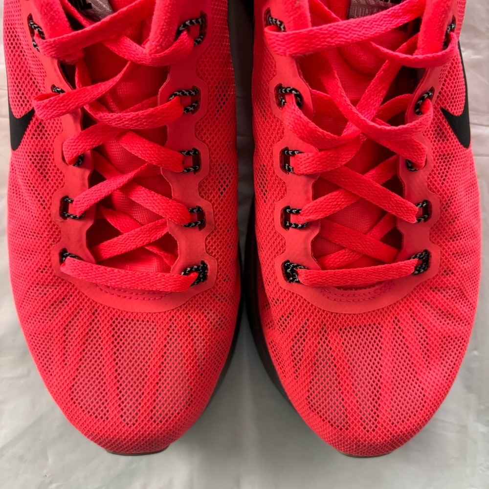 Nike Lunarglide 6 Pink Black Sneakers SZ 7.5 Worn 1X Indoors - Picture 11 of 13